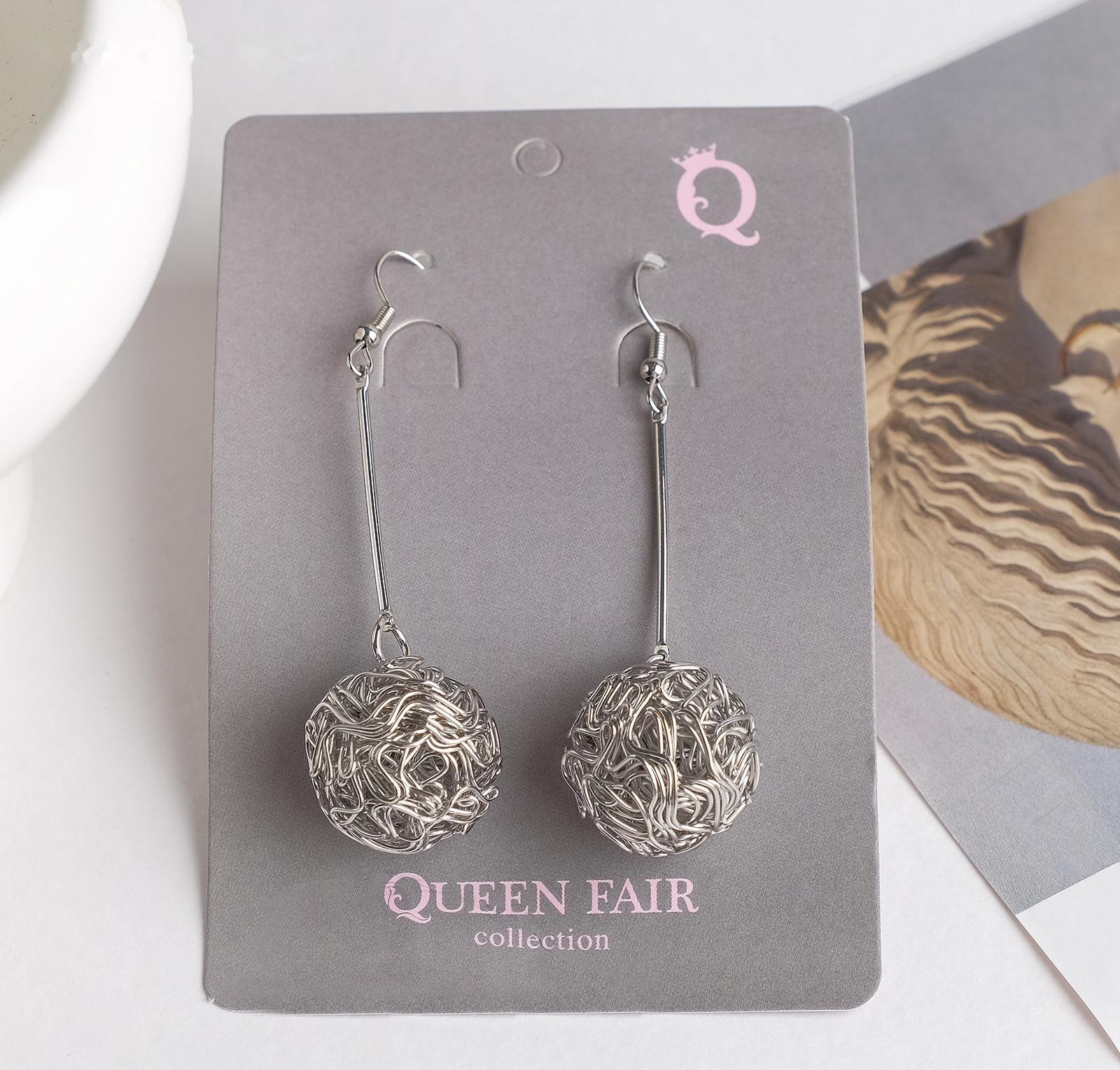 Серьги висячие 