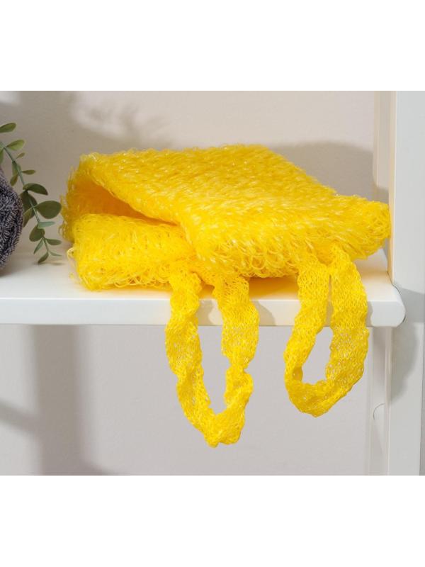 Мочалка для тела Доляна «Медведь», цвет МИКС