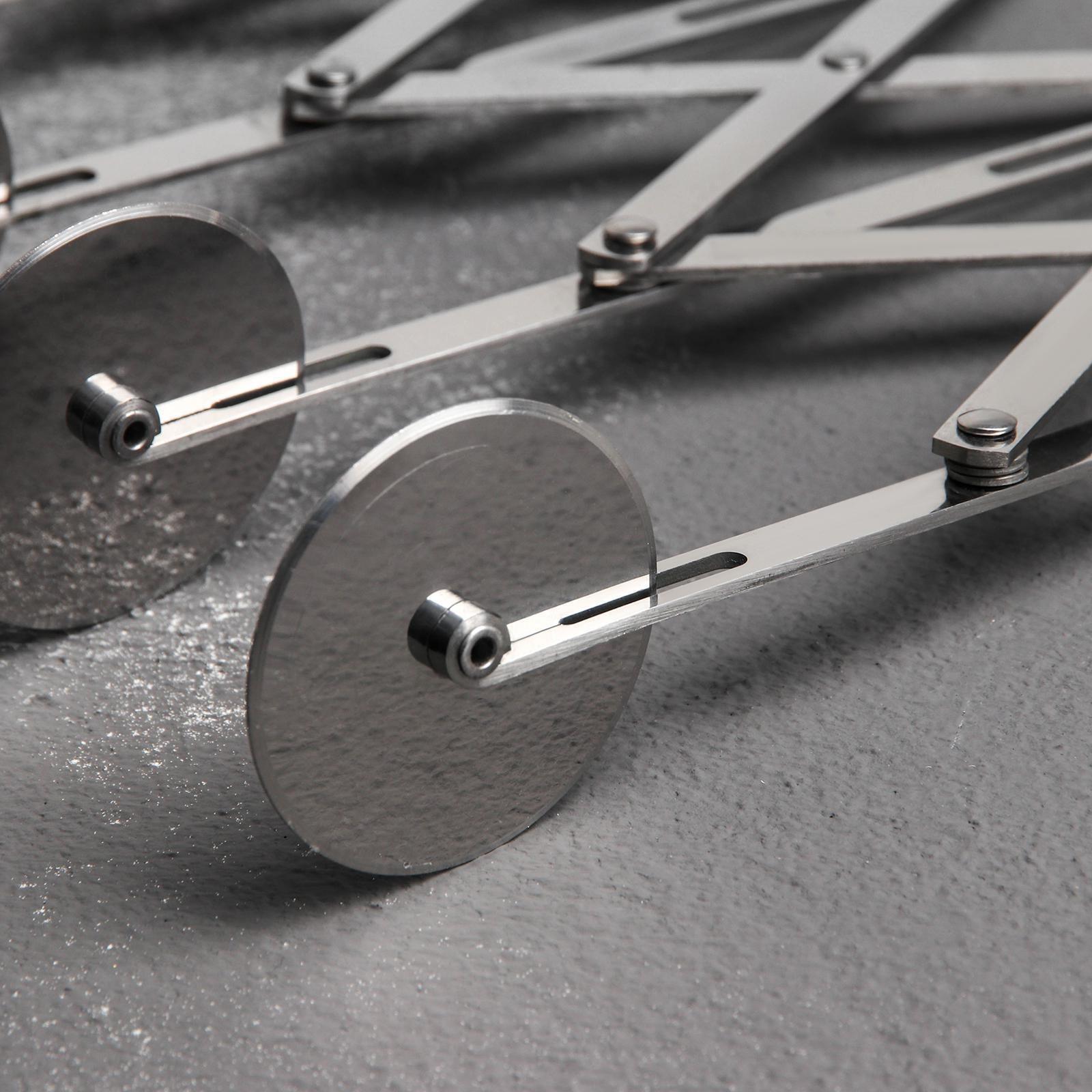 Тесторезка растяжимая, 5 дисков, 24,5×5 см