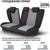 Авточехлы универcальные AUTOPROFI TT-902P BK/D.GY (M), полиэстер, набор из 9 предметов, передний ряд, задний ряд, чёрный/тёмно-серый