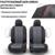 Авточехлы универcальные AUTOPROFI TT-902P BK/D.GY (M), полиэстер, набор из 9 предметов, передний ряд, задний ряд, чёрный/тёмно-серый