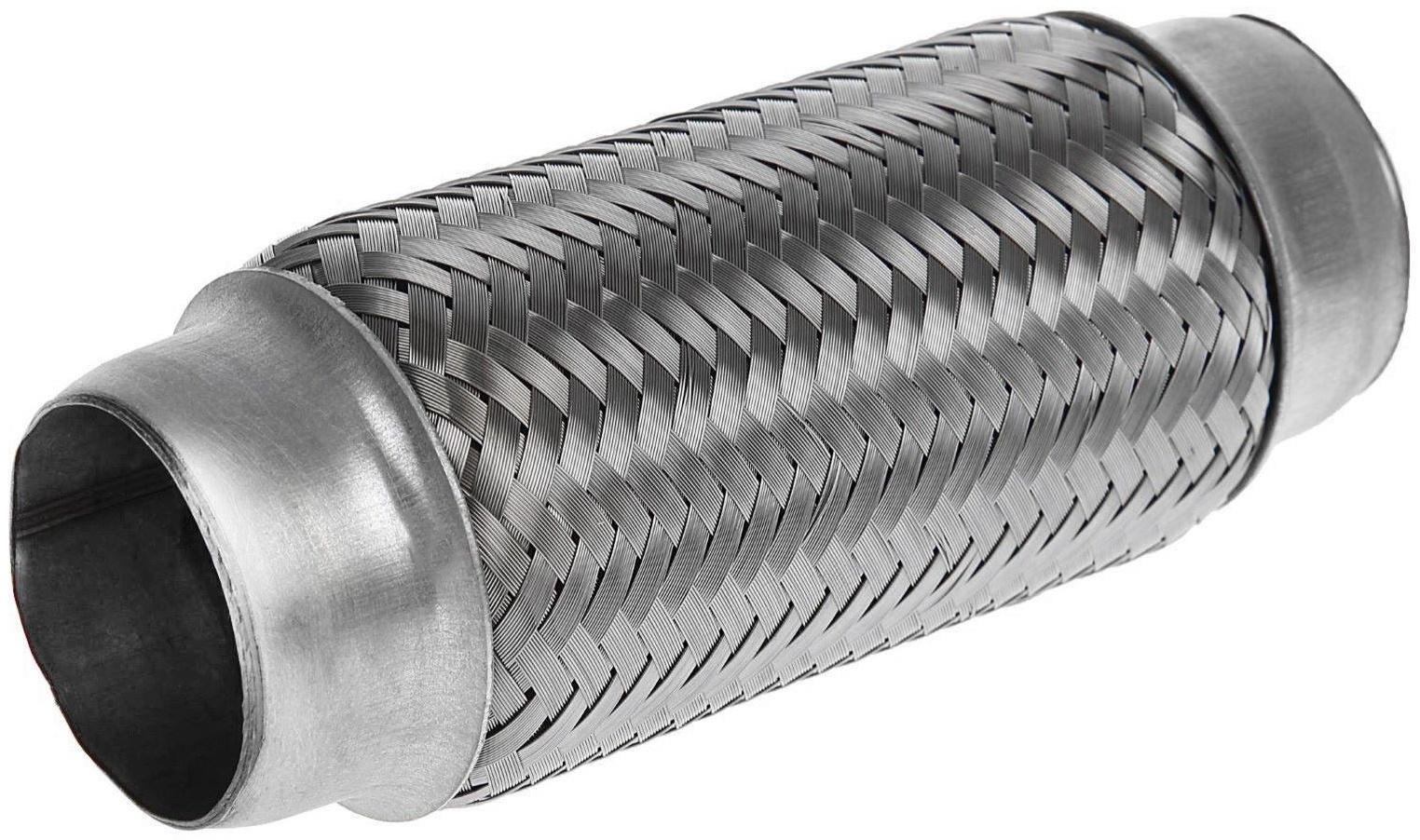 Гофра глушителя 45×160 мм, алюминизированная сталь