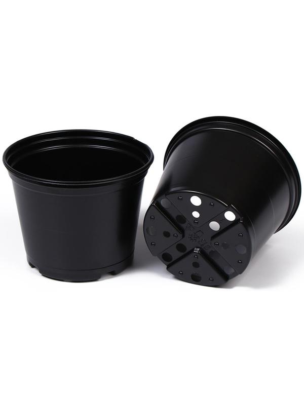 Горшок для рассады, 750 мл, 12 × 12 × 10,5 см, чёрный, Greengo