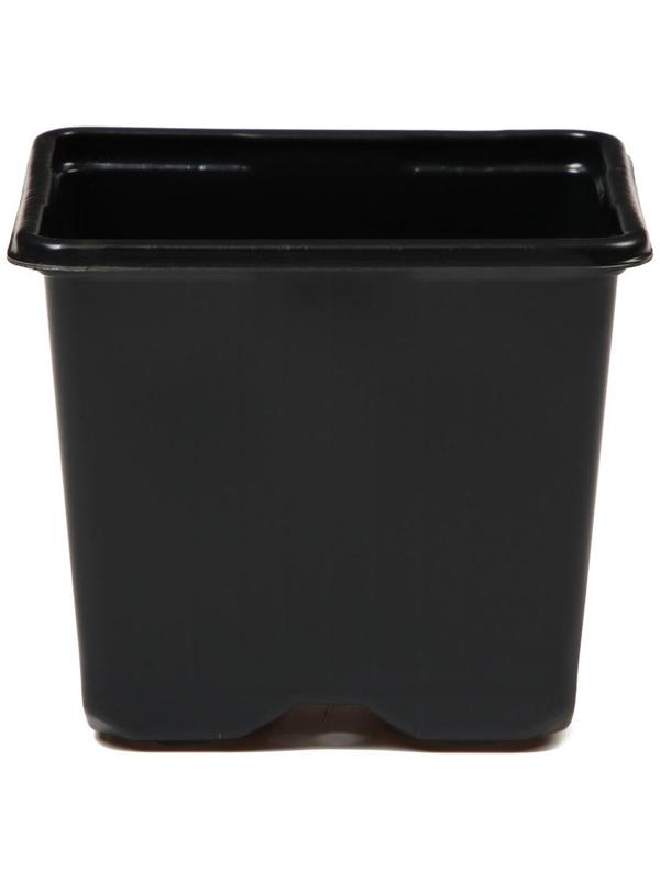 Горшок для рассады, 320 мл, 8 × 8 × 7 см, чёрный, Greengo