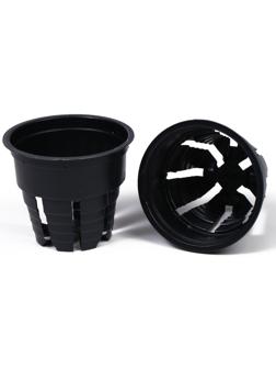 Горшок для рассады, 80 мл, 6 × 6 × 5.5 см, чёрный, Greengo