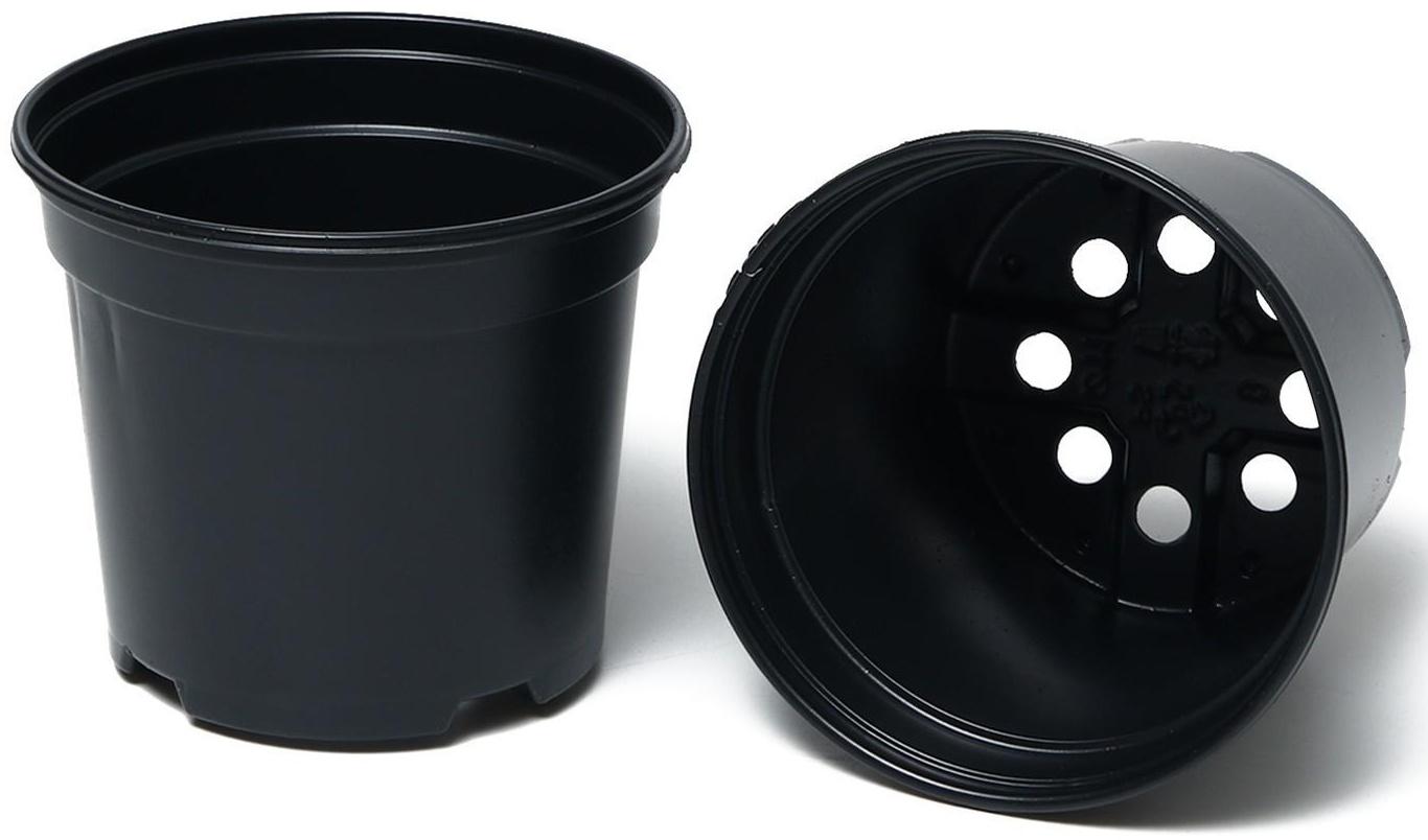 Набор для рассады: стаканы по 520 мл (8 шт.), поддон 40 × 30 см, чёрный, Greengo