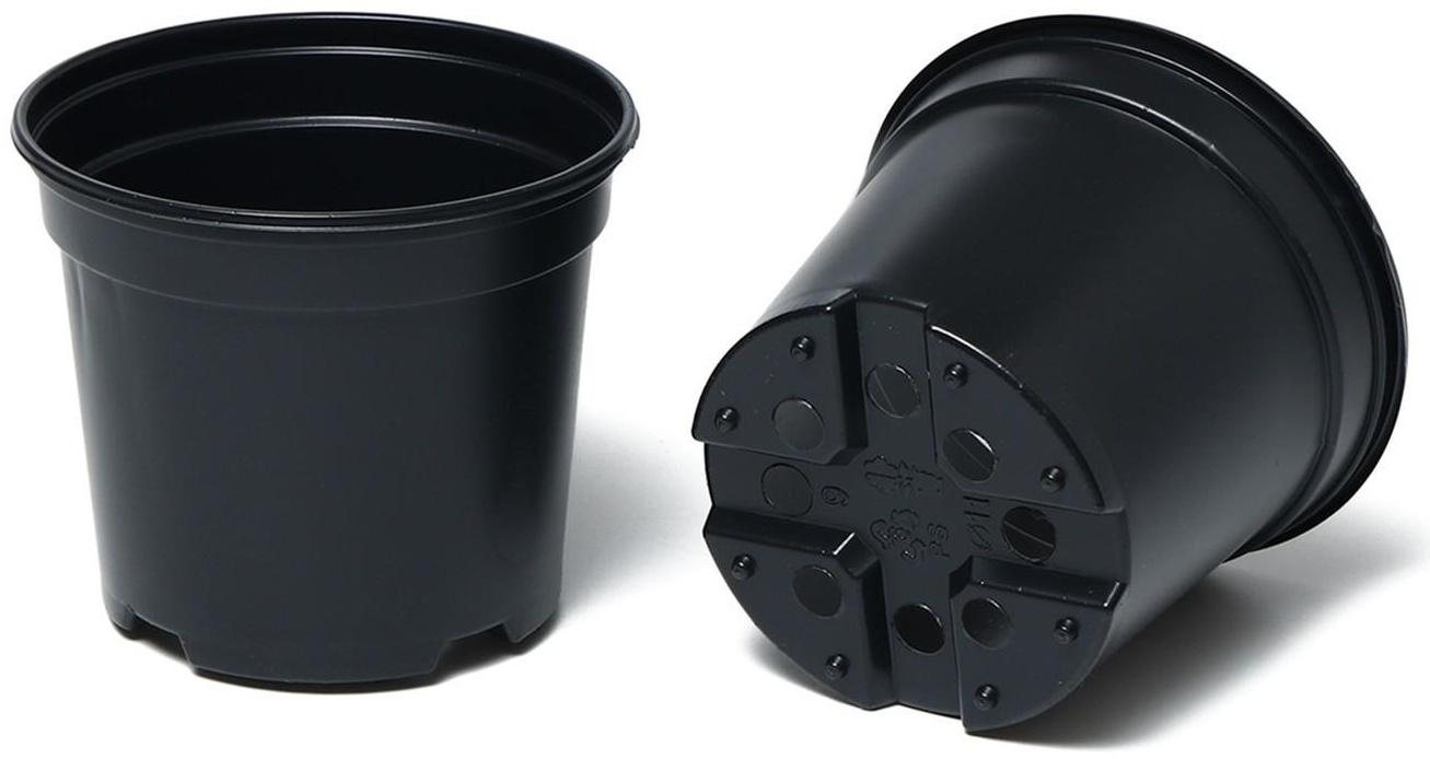 Набор для рассады: стаканы по 520 мл (8 шт.), поддон 40 × 30 см, чёрный, Greengo