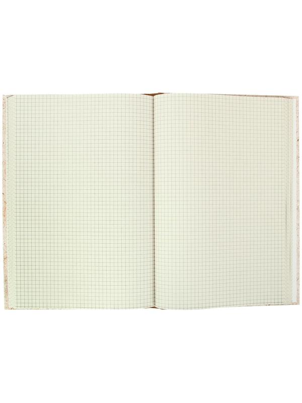 Книга учета А4, 96л 200x290 мм, клетка, обложка крафт, блок газетный