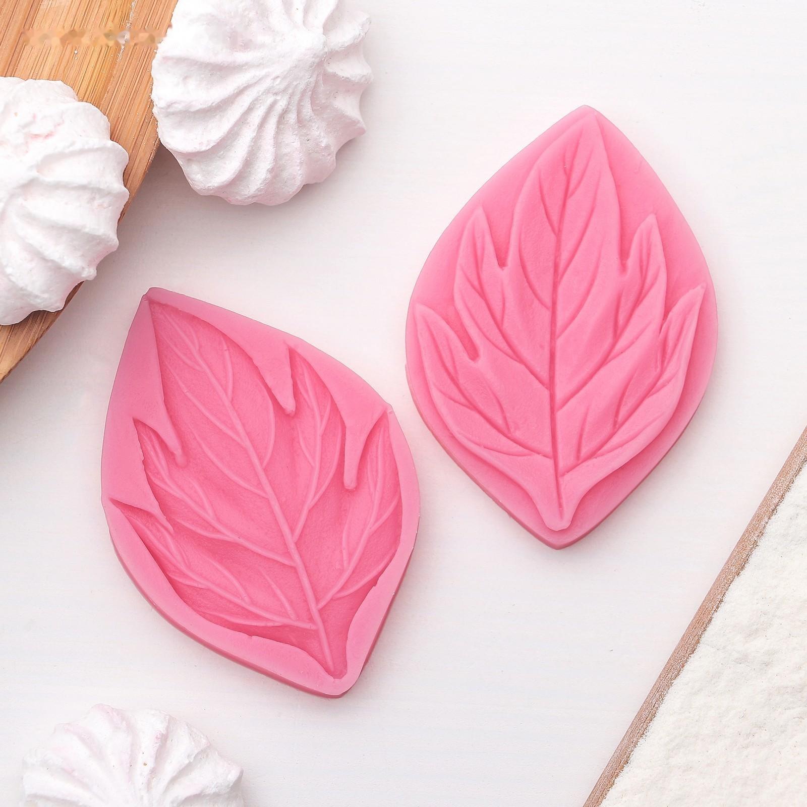 Молд «Листва», 2 части, 7×4,5 см, цвет МИКС