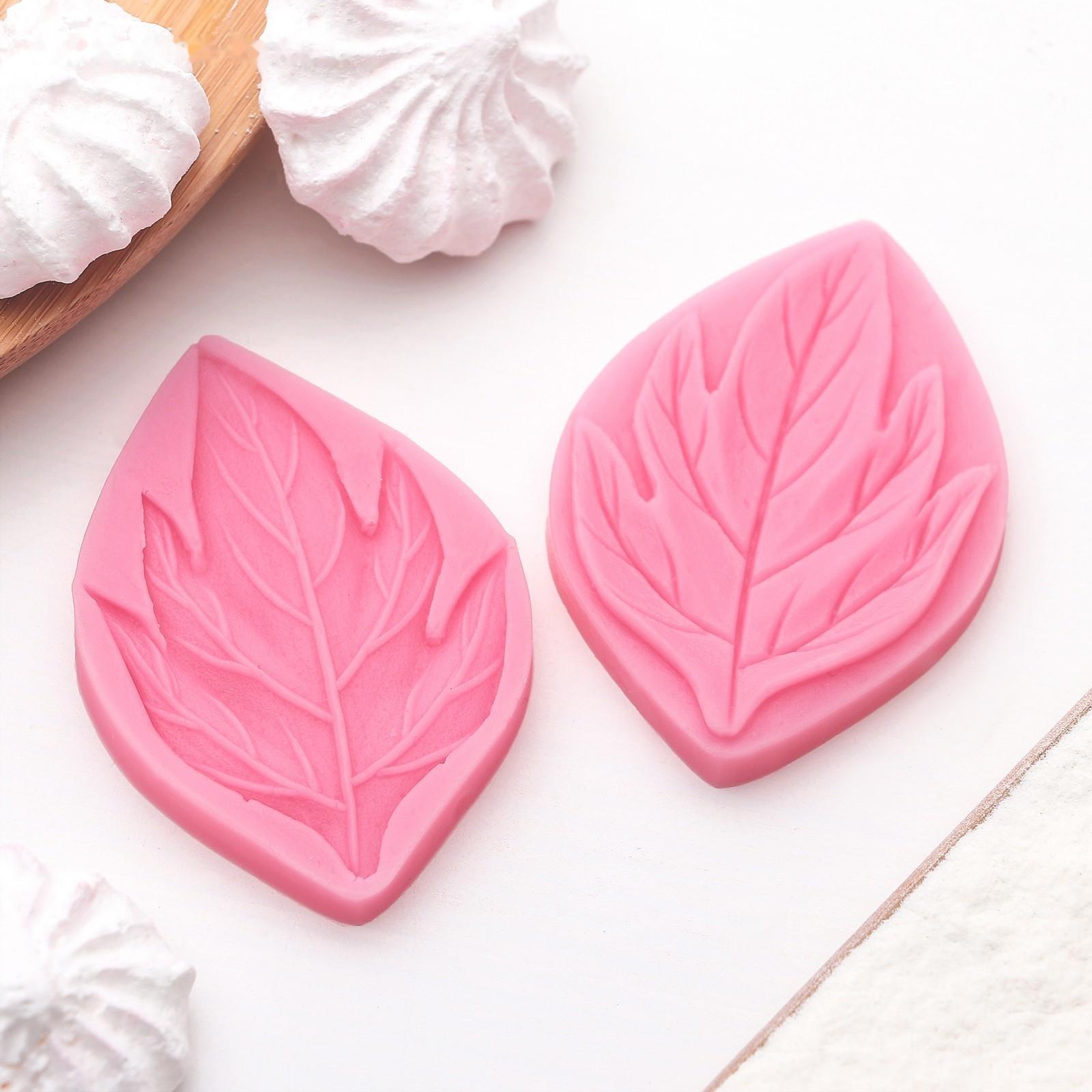 Молд «Листва», 2 части, 7×4,5 см, цвет МИКС