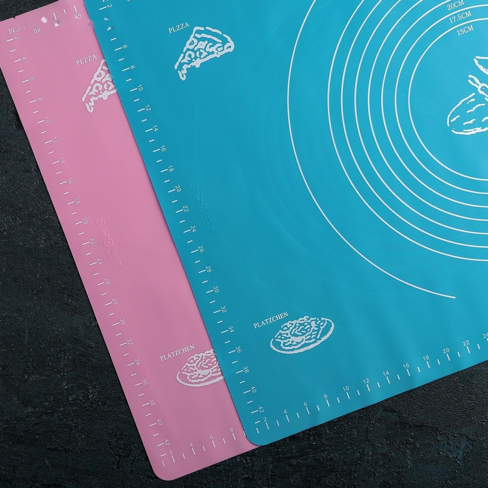 Коврик с разлиновкой силиконовый Доляна «Эрме», 64,5×45 см, цвет МИКС