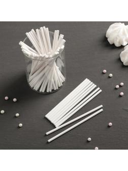 Набор палочек-дюбелей для кондитерских изделий Доляна, 50 шт, d=0,3 см, длина 10 см