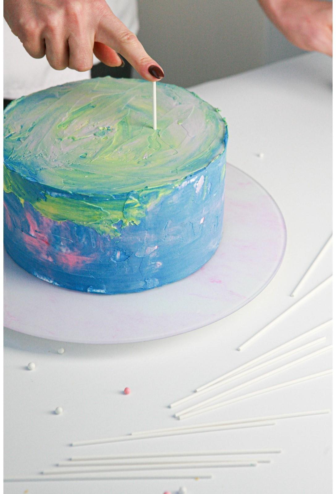 Набор палочек-дюбелей для кондитерских изделий Доляна, 50 шт, d=0,3 см, длина 15 см