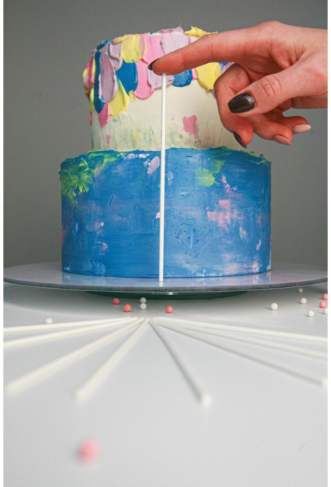 Набор палочек-дюбелей для кондитерских изделий Доляна, 50 шт, d=0,3 см, длина 15 см