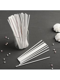 Набор палочек-дюбелей для кондитерских изделий Доляна, 50 шт, d=0,3 см, длина 15 см