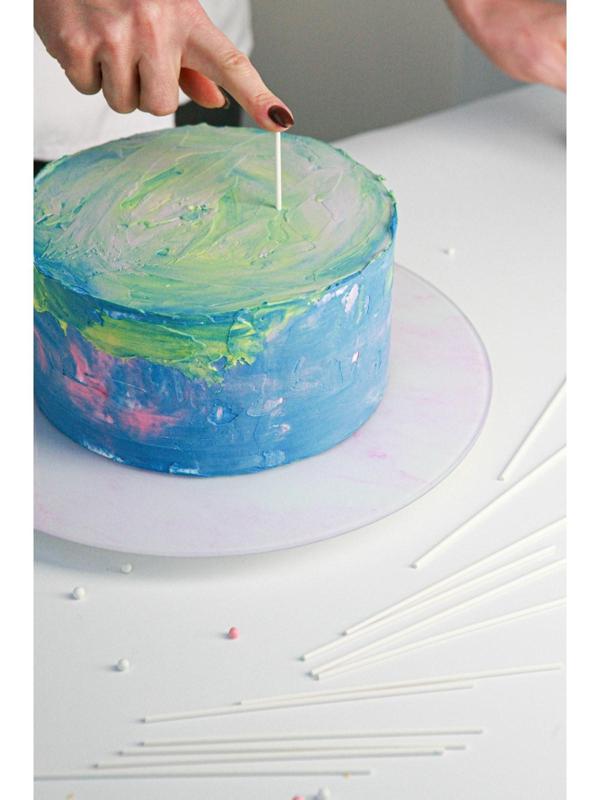 Набор палочек-дюбелей для кондитерских изделий Доляна, 50 шт, d=0,3 см, длина 15 см