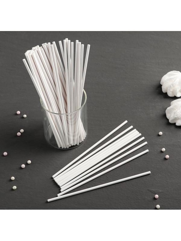 Набор палочек-дюбелей для кондитерских изделий Доляна, 50 шт, d=0,3 см, длина 15 см