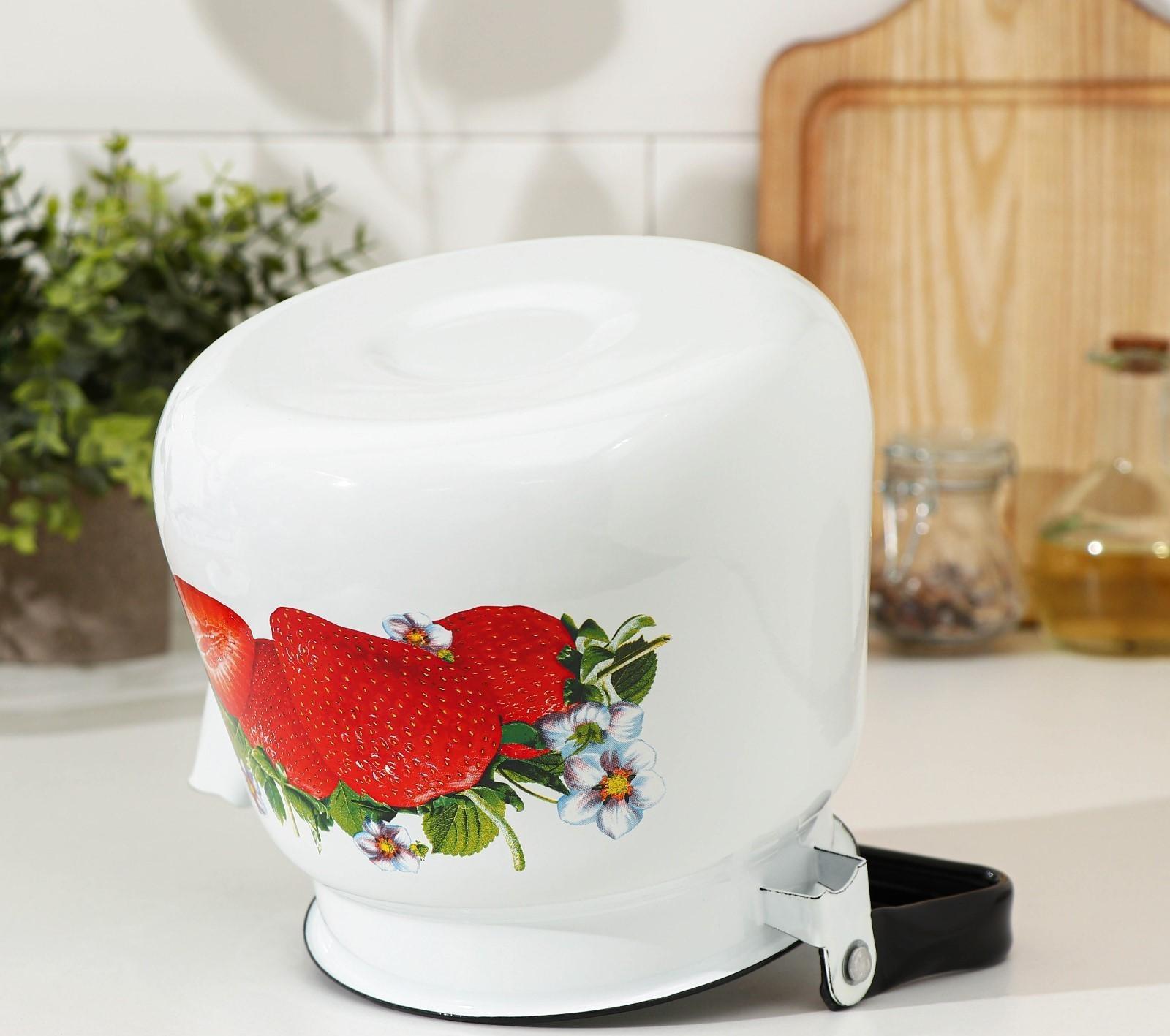 Чайник сферический, 3,5 л, индукция, рисунок МИКС