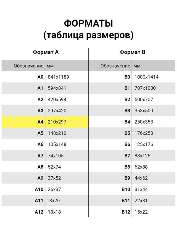 Книга учёта А4, 96 листов, 210x265 мм, в клетку, обложка бумвинил, пустографка, блок офсет