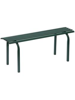 Скамья садовая без спинки «Скамейка №1», 101 × 34,5 × 42 см, двухместная, зелёная