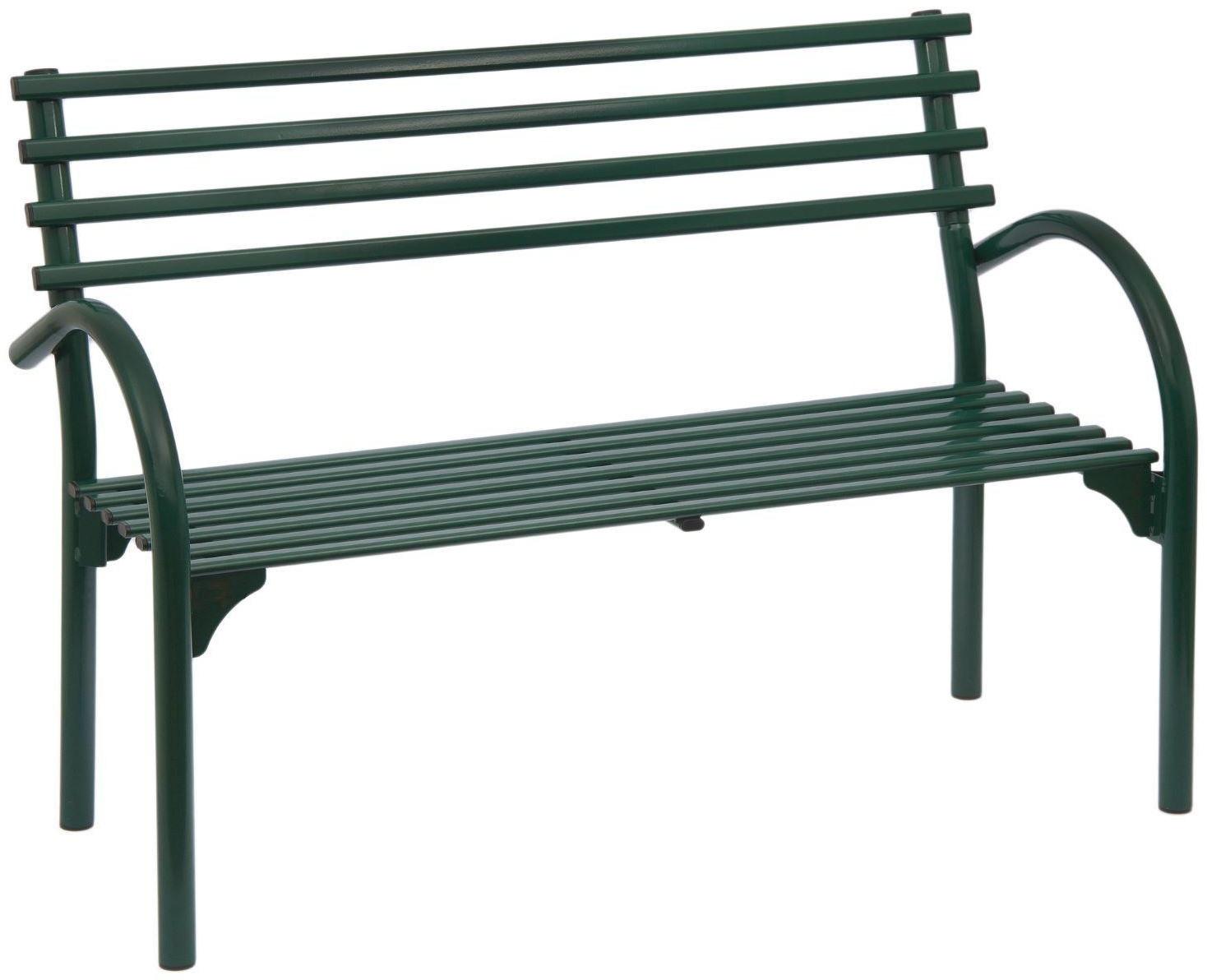 Скамья садовая со спинкой «Беседа 3», 128 × 60 × 89 см, двухместная, разборная