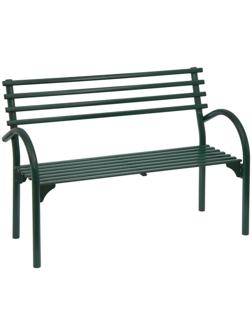 Скамья садовая со спинкой «Беседа 3», 128 × 60 × 89 см, двухместная, разборная