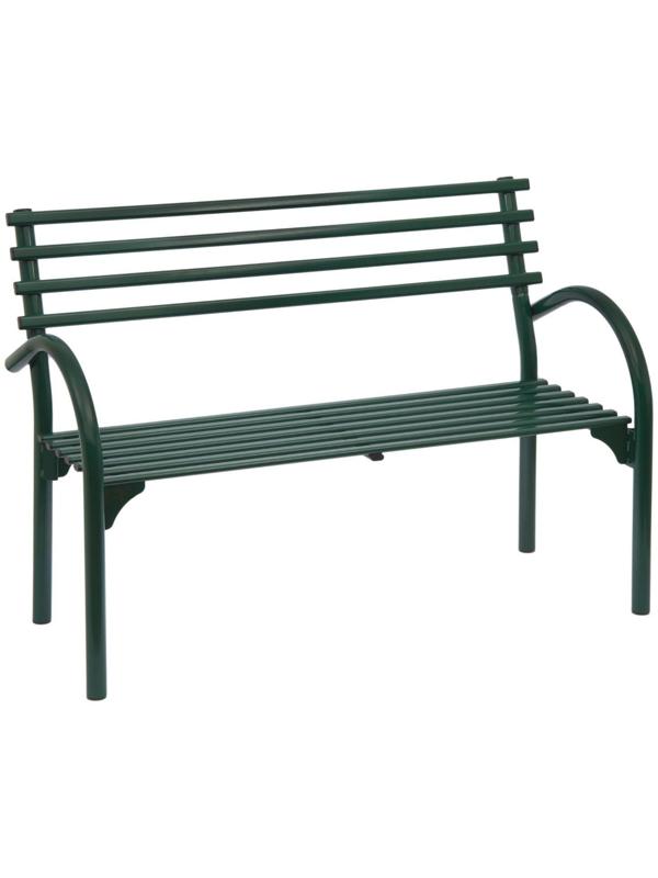 Скамья садовая со спинкой «Беседа 3», 128 × 60 × 89 см, двухместная, разборная