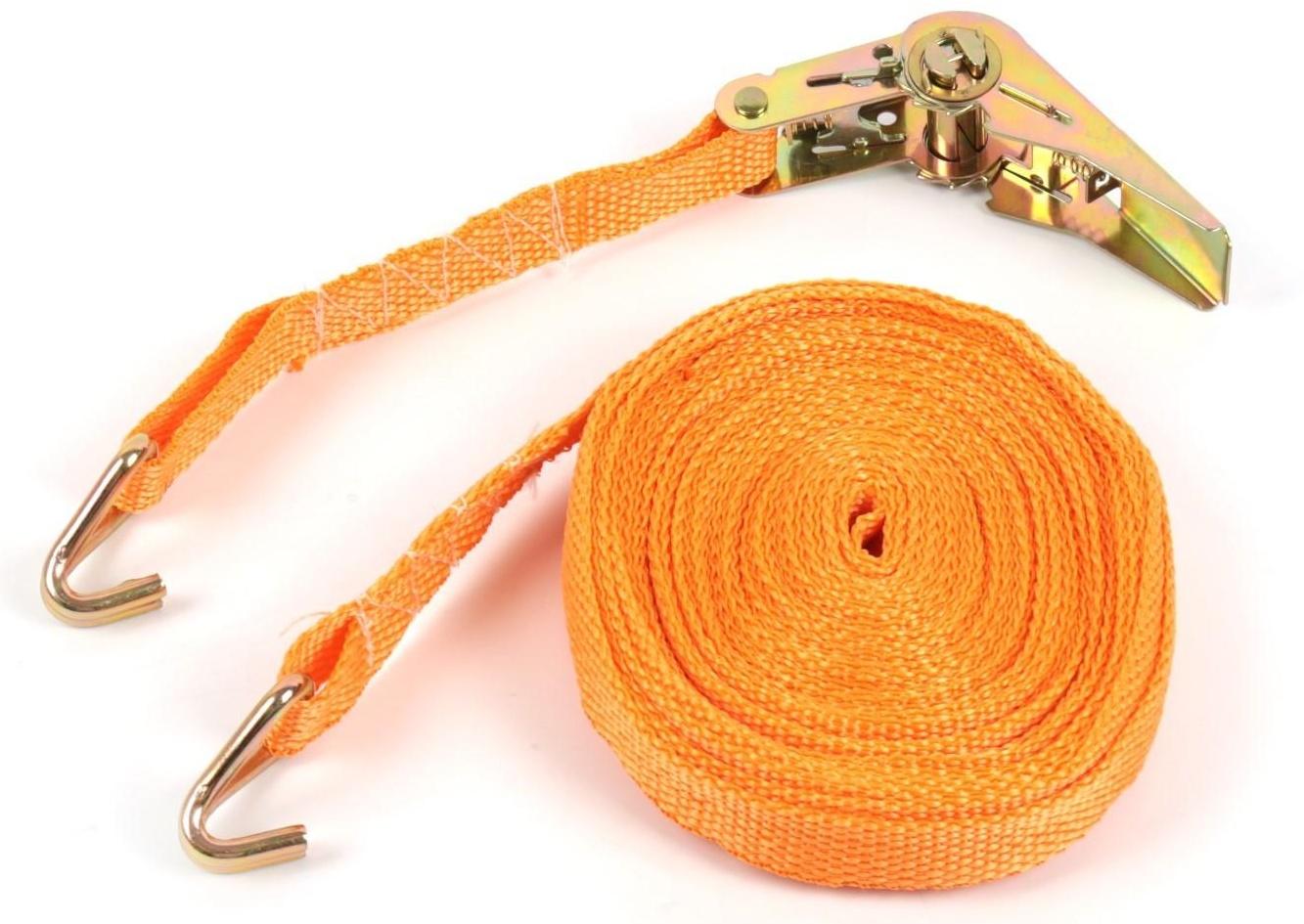 Стяжка груза с механизмом 110 мм, ширина ленты 25 мм, нагрузка 400/800 кг, длина 12 м