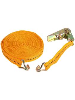 Стяжка груза с механизмом 110 мм, ширина ленты 25 мм, нагрузка 400/800 кг, длина 12 м