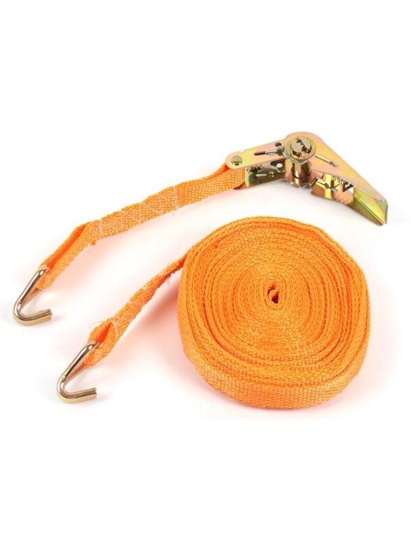 Стяжка груза с механизмом 110 мм, ширина ленты 25 мм, нагрузка 400/800 кг, длина 12 м