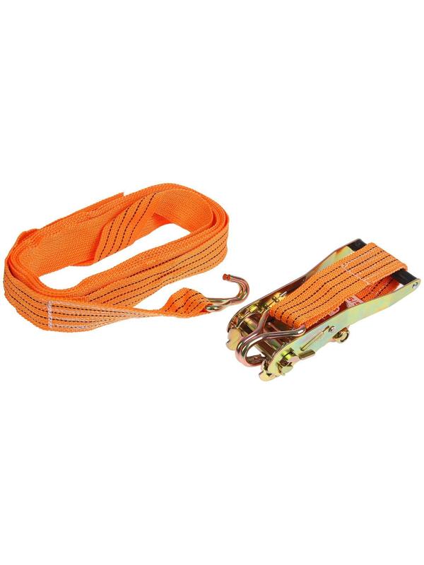 Стяжка груза с механизмом 230 мм, ширина ленты 50 мм, нагрузка 2500/5000 кг, длина 6 м