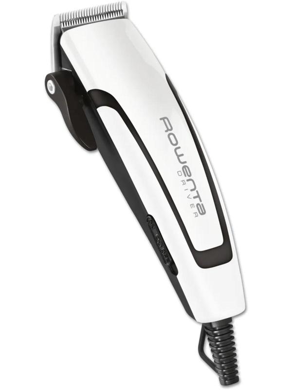 Машинка для стрижки Rowenta TN1601F1, 0.5-13 мм, 4 насадки, нерж. сталь, 220 В, бело-чёрная