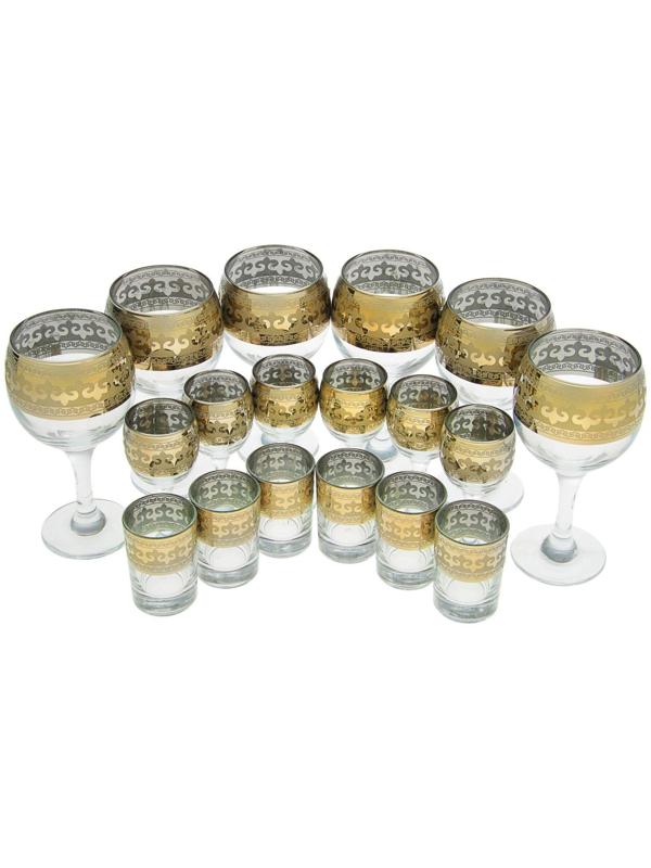 Мини-бар 18 предметов вино, византия, темный 240/55/50 мл