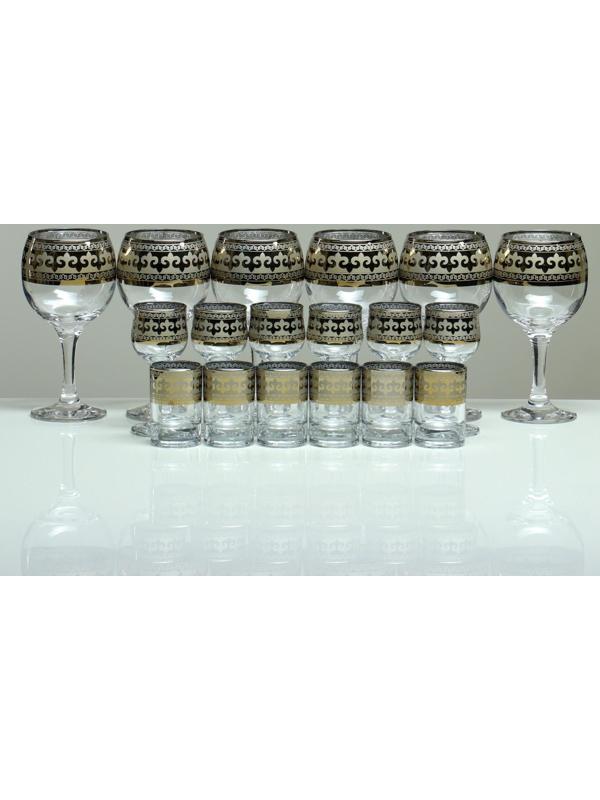 Мини-бар 18 предметов вино, византия, темный 240/55/50 мл