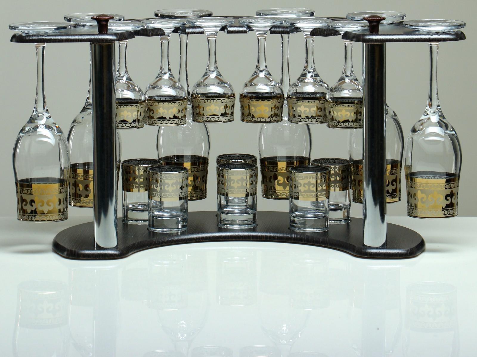 Мини-бар 18 предметов шампанское, византия, темный 200/55/50 мл