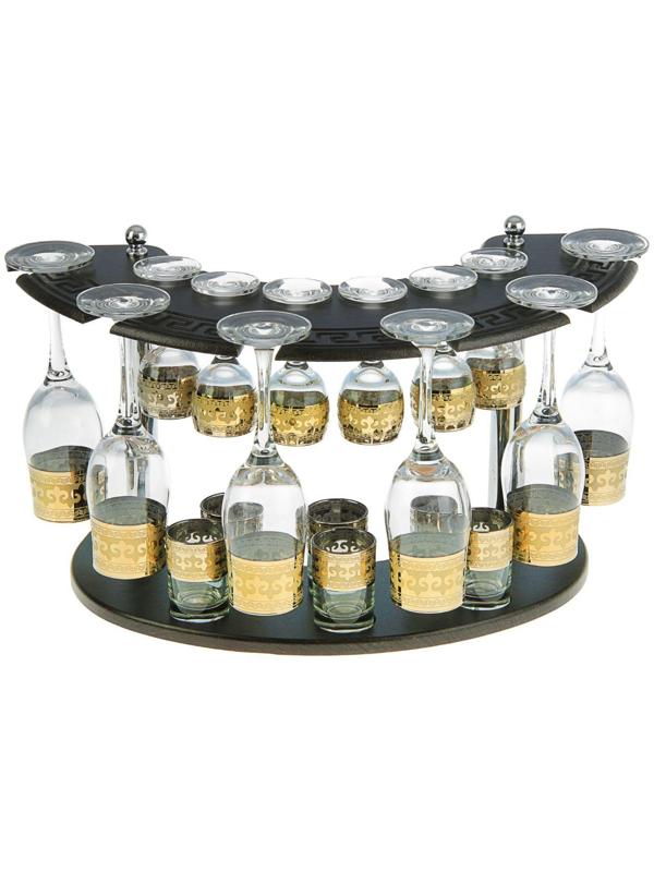 Мини-бар 18 предметов шампанское, византия, темный 200/55/50 мл