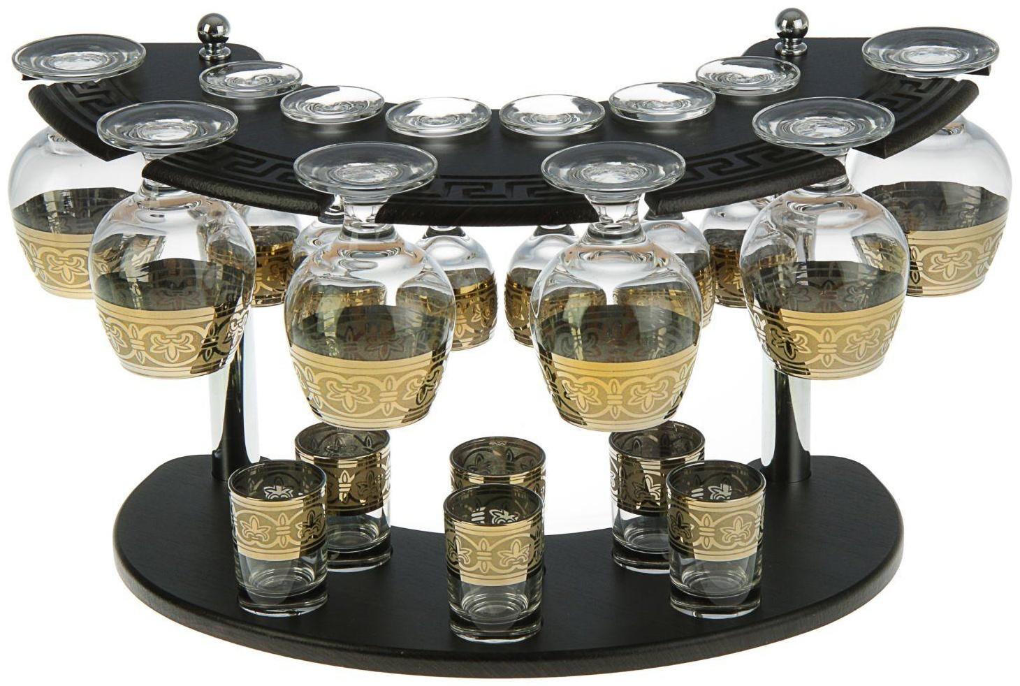 Мини-бар 18 предметов коньяк, флоренция, темный 380/55/50 мл