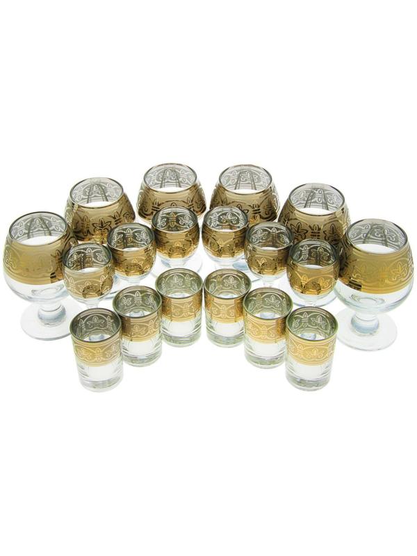 Мини-бар 18 предметов коньяк, флоренция, темный 380/55/50 мл