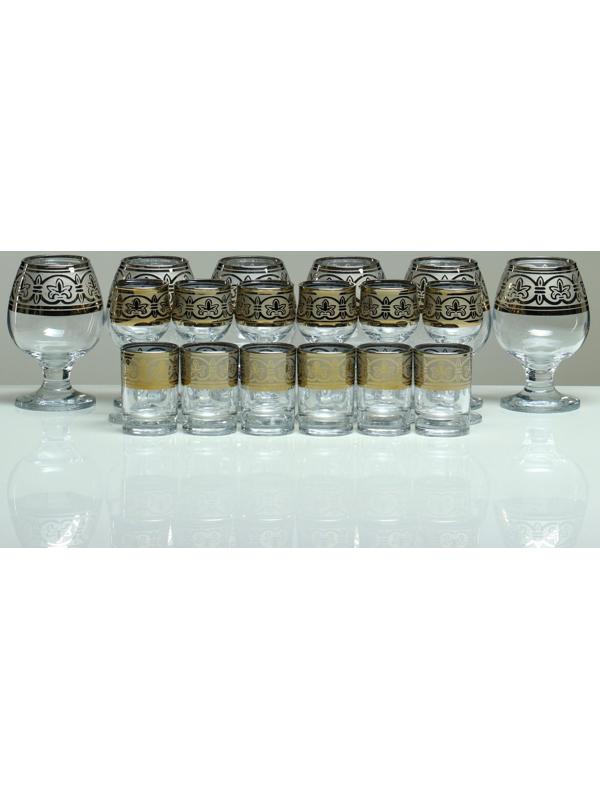 Мини-бар 18 предметов коньяк, флоренция, темный 380/55/50 мл