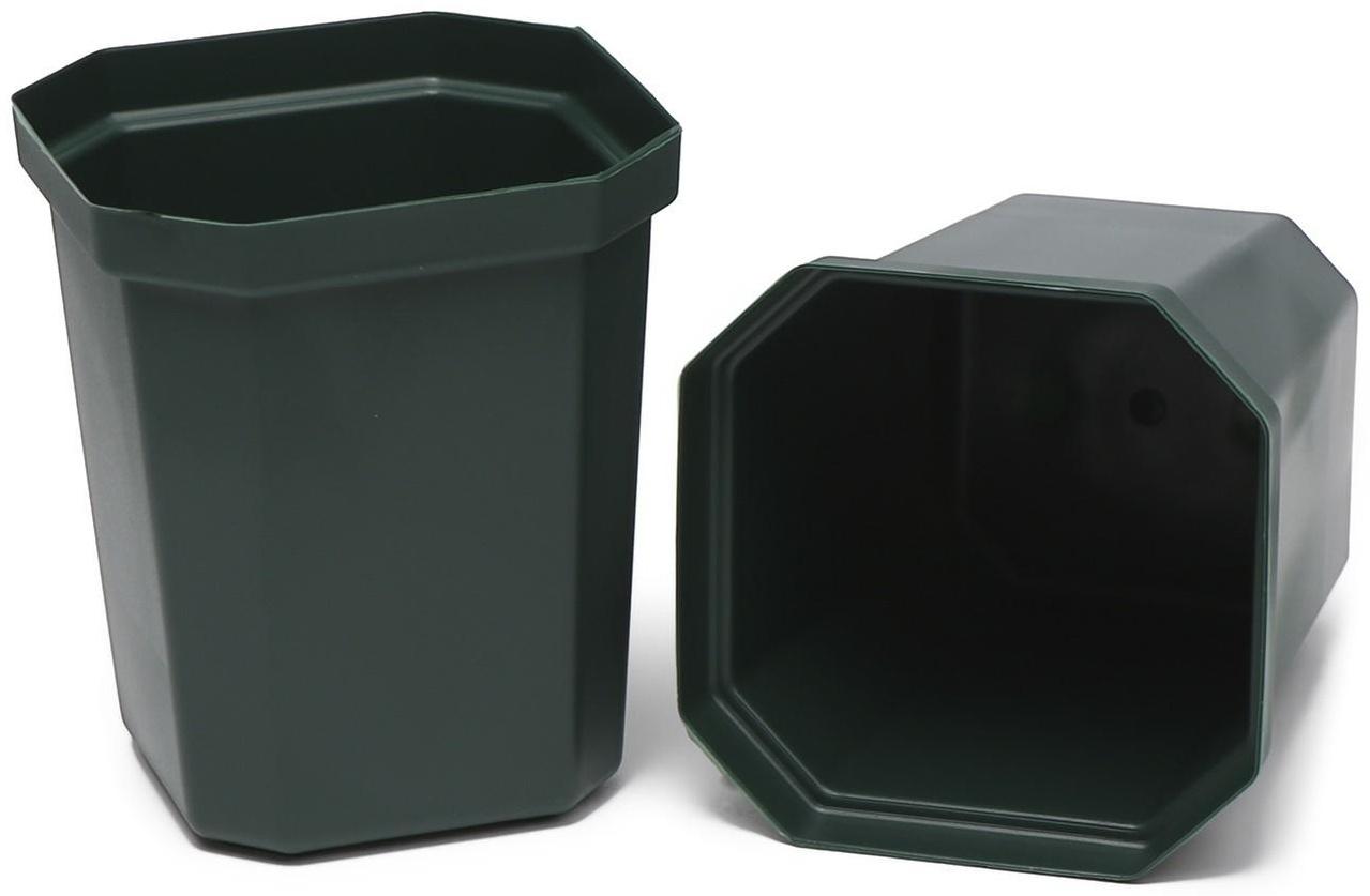 Набор для рассады: стаканы по 300 мл (10 шт.), поддон 41 × 17 см, цвет МИКС