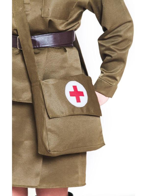 Сумка медицинская, военная, 21×21×5.5 см, ручка 85-90 см
