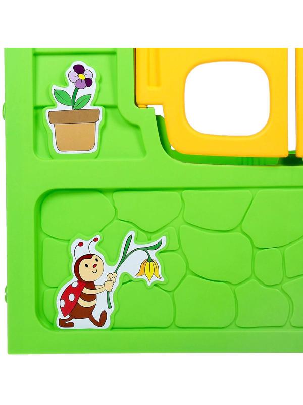 Детский игровой домик, цвет зелёный