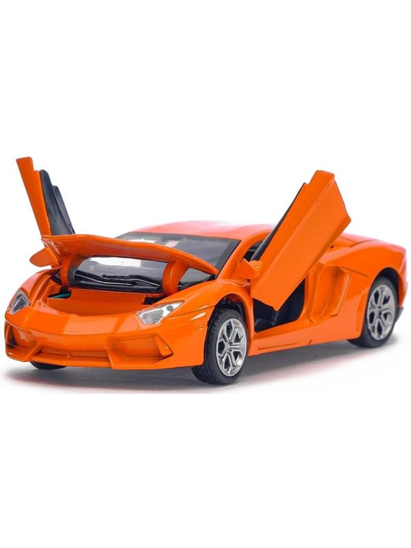 Машина металлическая «Суперкар», инерционная, свет и звук, масштаб 1:32