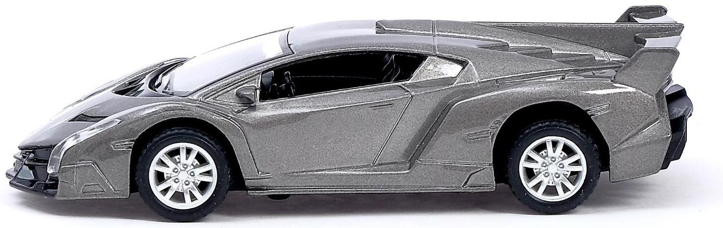 Машина металлическая «Спорткар», инерционная, масштаб 1:43, цвета МИКС