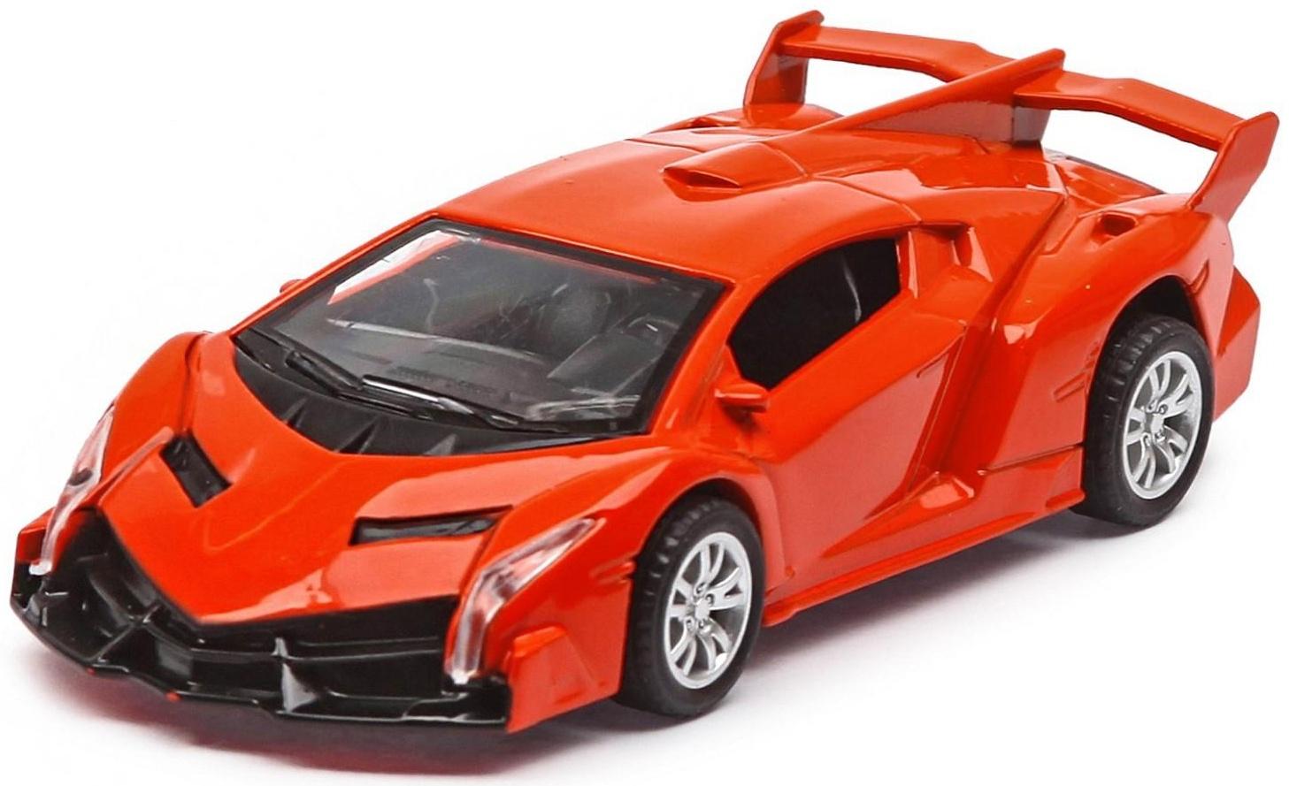 Машина металлическая «Спорткар», инерционная, масштаб 1:43, цвета МИКС