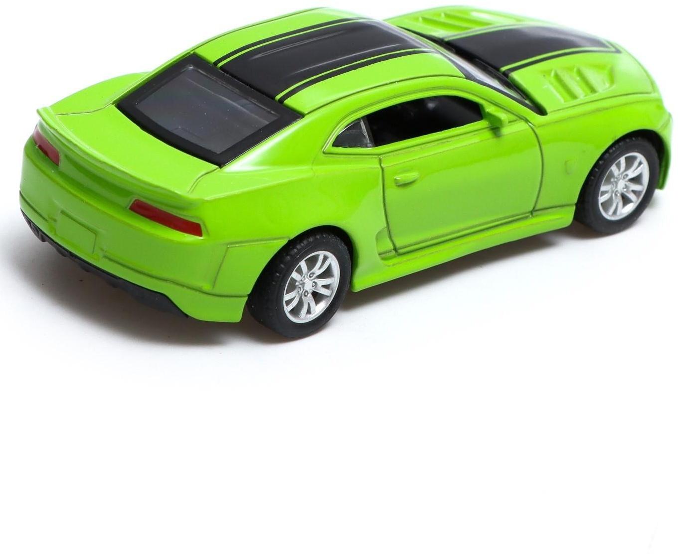Машина металлическая «Гонка», инерционная, масштаб 1:43, цвет зелёный