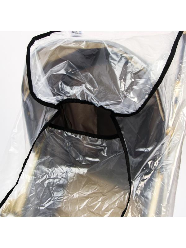 Универсальный дождевик для детской коляски, с окном, ПВД