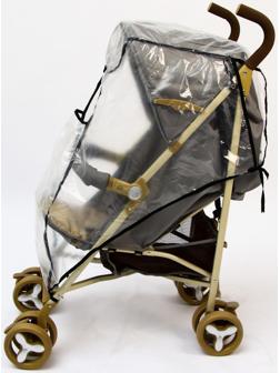 Дождевик на прогулочную коляску, цвет прозрачный