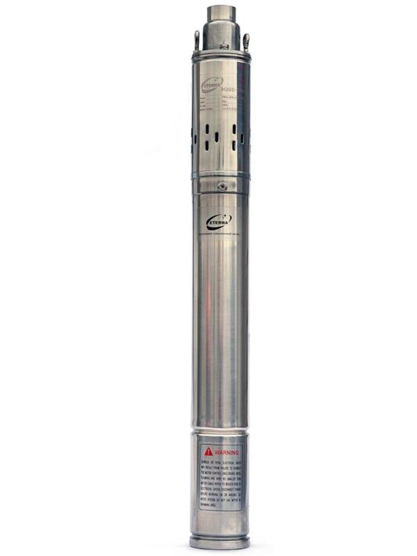 Насос скважинный ETERNA 3QGD-103, винтовой, 750 Вт, напор 103 м, 30 л/мин, кабель 30 м