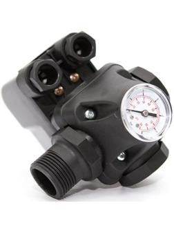 Реле давления ETERNA PC-9С, с манометром, рабочий диапазон 1-5 бар